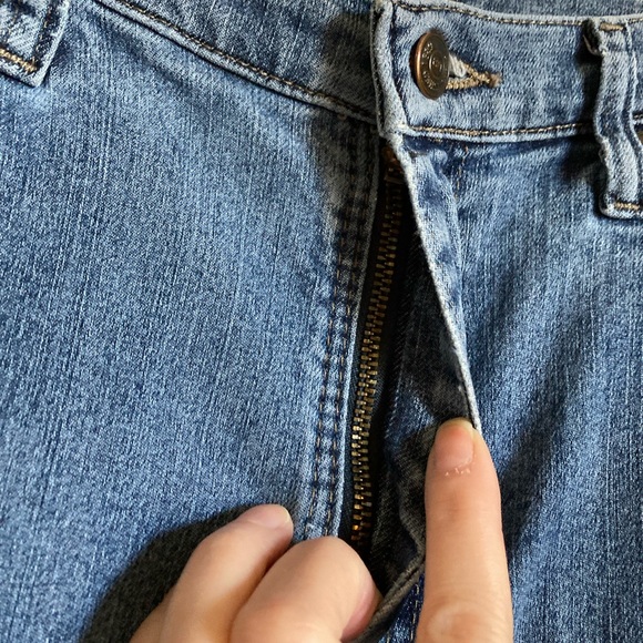 🌞Lee Relaxed Fit at the Waist Medium Wash Denim Jeans #Gy - Picture 5 of 10